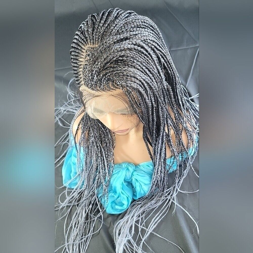 Braided wig 100% handmade, ombre wig, NWT exotic colors absolutely gorgeous - Picture 12 of 15